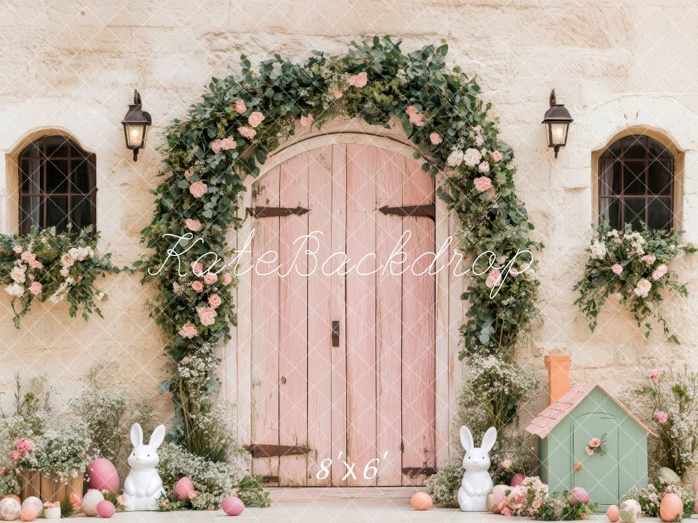Kate Easter Bunny Arch Door Backdrop Designed by Patty Roberts - Kate Backdrop AU