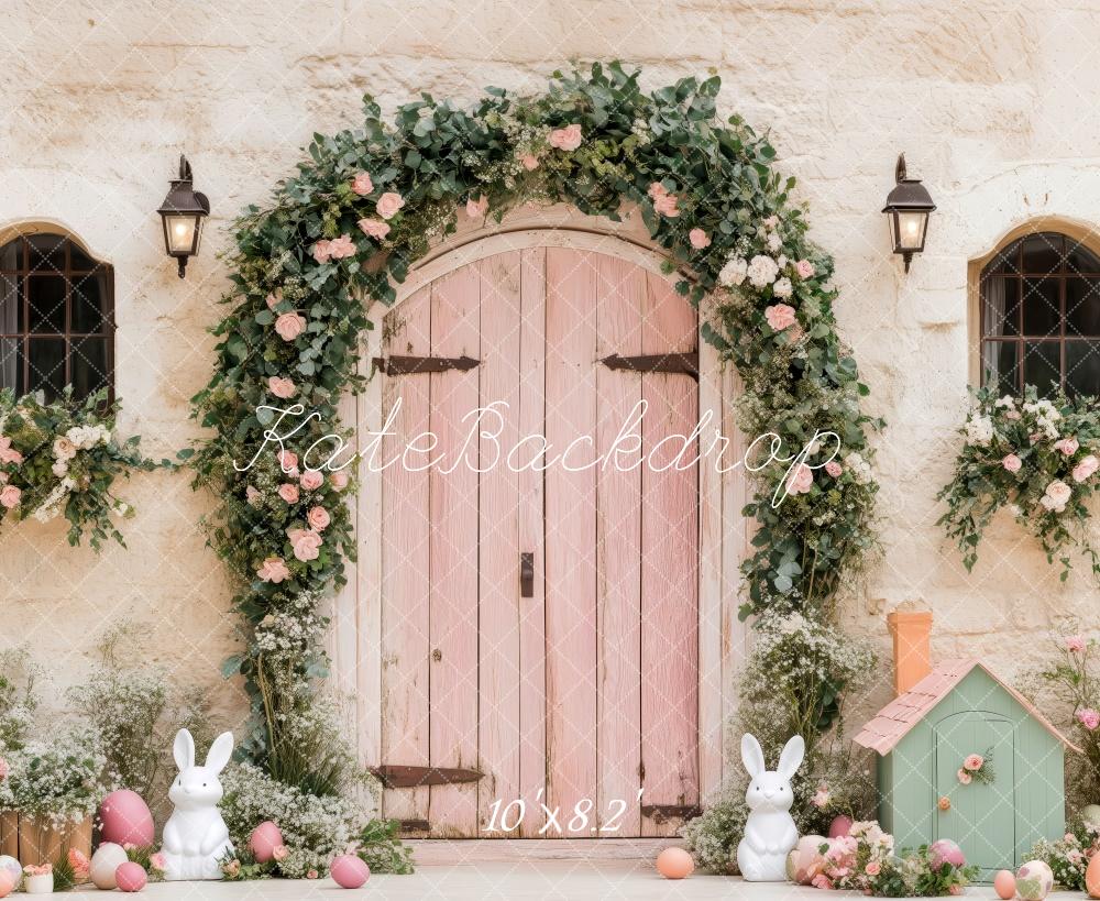 Kate Easter Bunny Arch Door Backdrop Designed by Patty Roberts - Kate Backdrop AU
