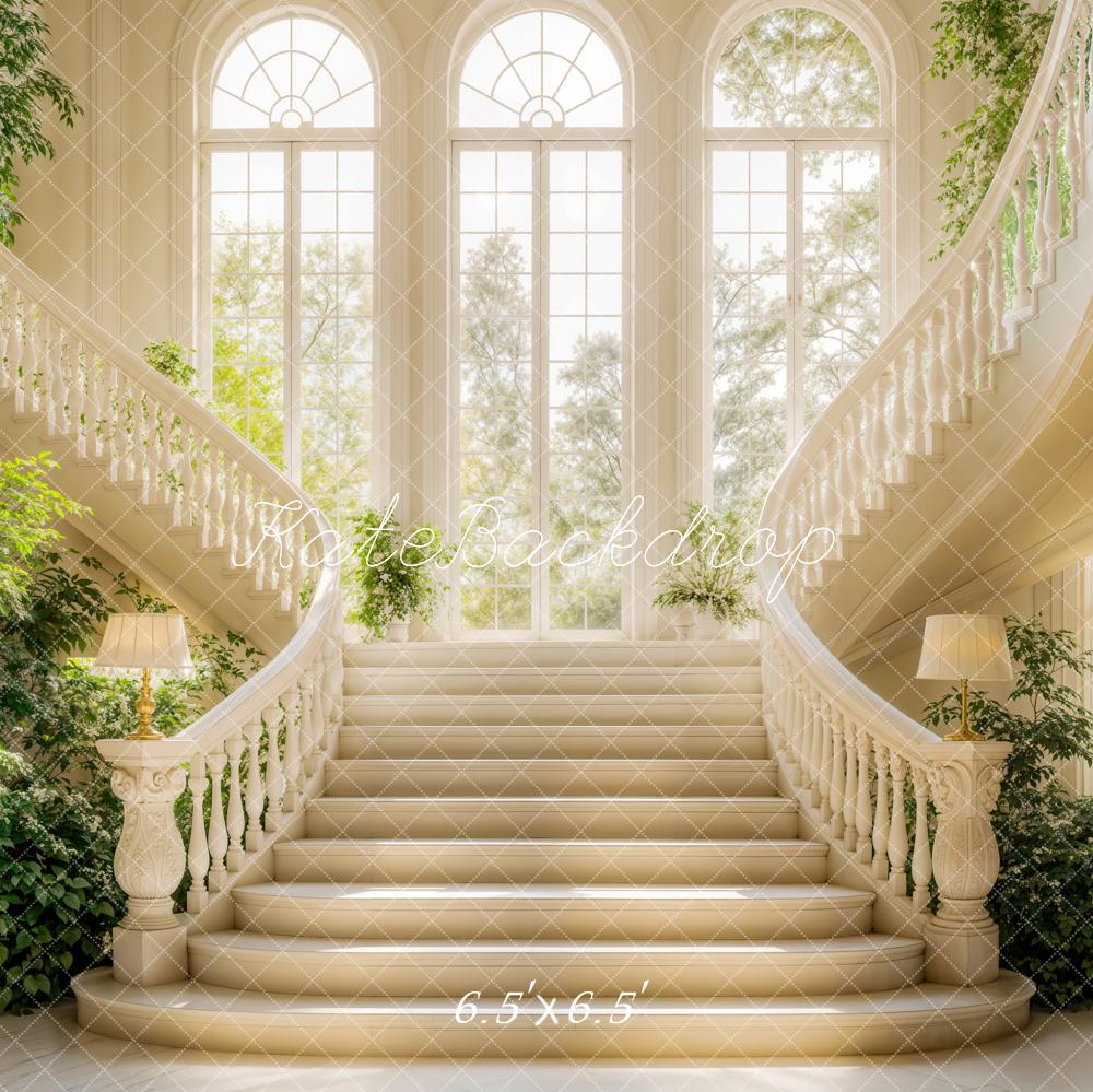 Kate Spring Elegant Cascading Stairs Backdrop Designed by Emetselch - Kate Backdrop AU