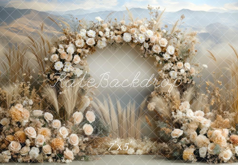 Kate Boho Arch Backdrop Mother Day Mountains Designed by Mini MakeBelieve