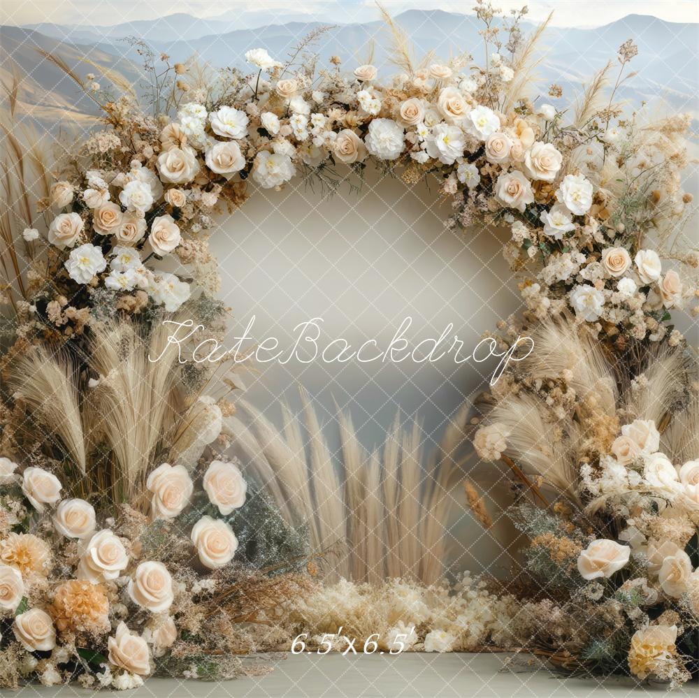 Kate Boho Arch Backdrop Mother Day Mountains Designed by Mini MakeBelieve
