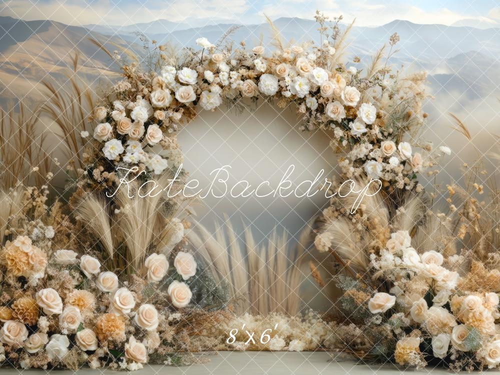 Kate Boho Arch Backdrop Mother Day Mountains Designed by Mini MakeBelieve