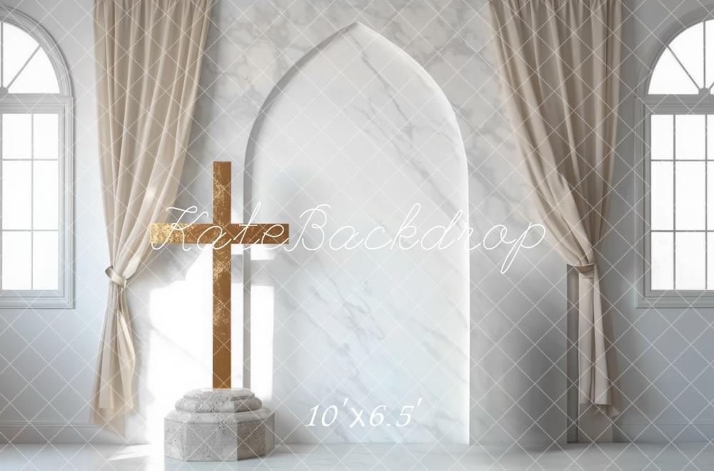 Kate Communion Church Cross Backdrop Designed by Mini MakeBelieve - Kate Backdrop AU