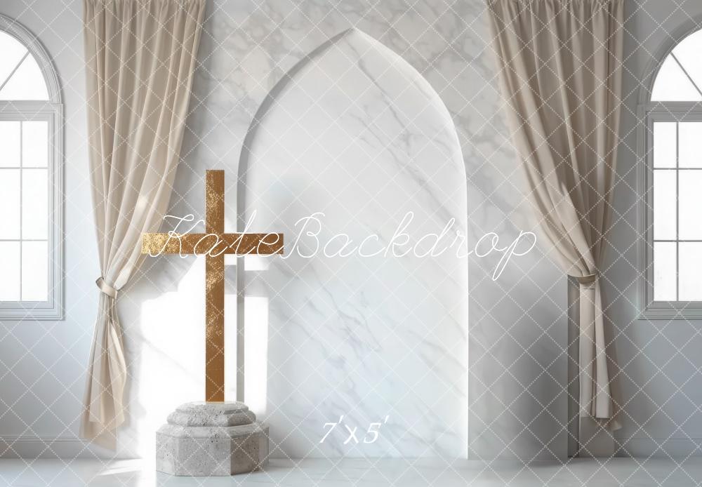 Kate Communion Church Cross Backdrop Designed by Mini MakeBelieve - Kate Backdrop AU