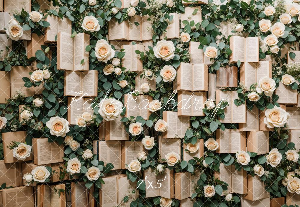 Kate Books Roses Backdrop Designed by Emetselch
