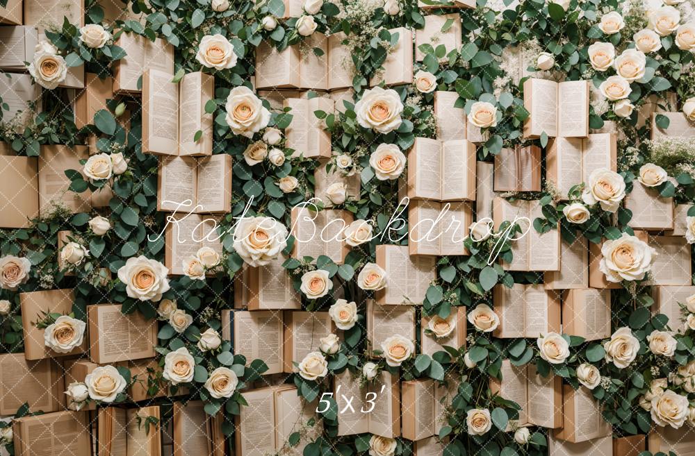 Kate Books Roses Backdrop Designed by Emetselch