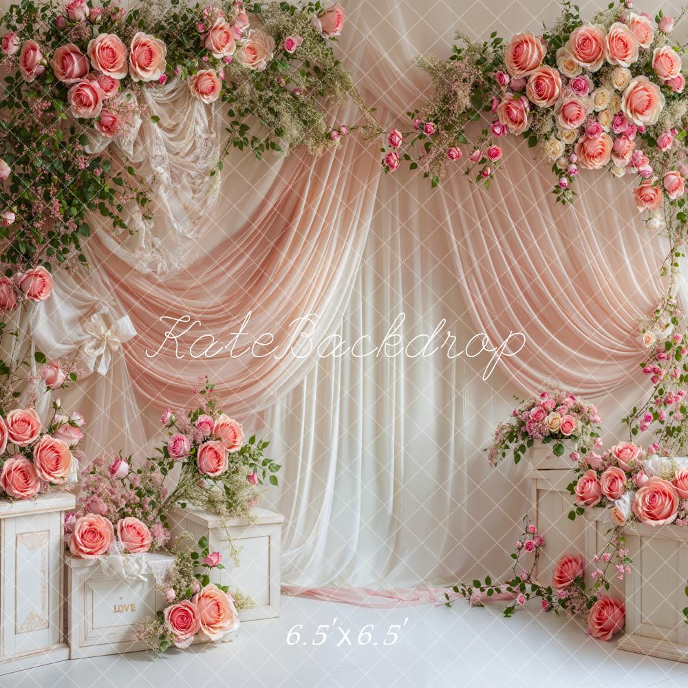 Kate Mother's Day Backdrop Flower Spring Valentine's Day Designed by Emetselch - Kate Backdrop AU