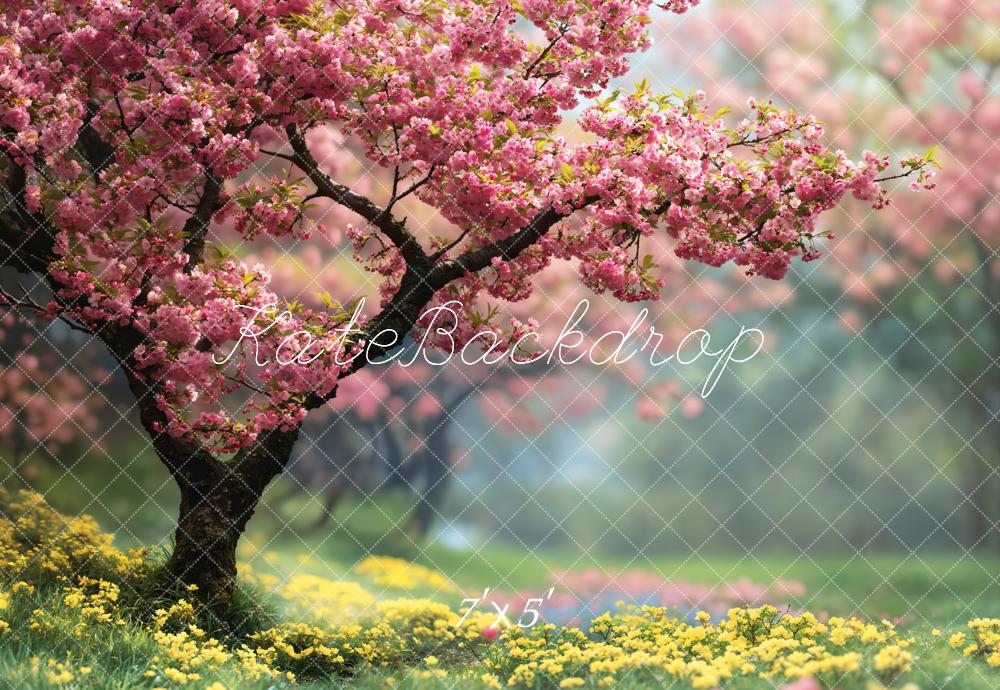 Kate Spring Cherry Blossom Tree Backdrop Designed by Emetselch - Kate Backdrop AU