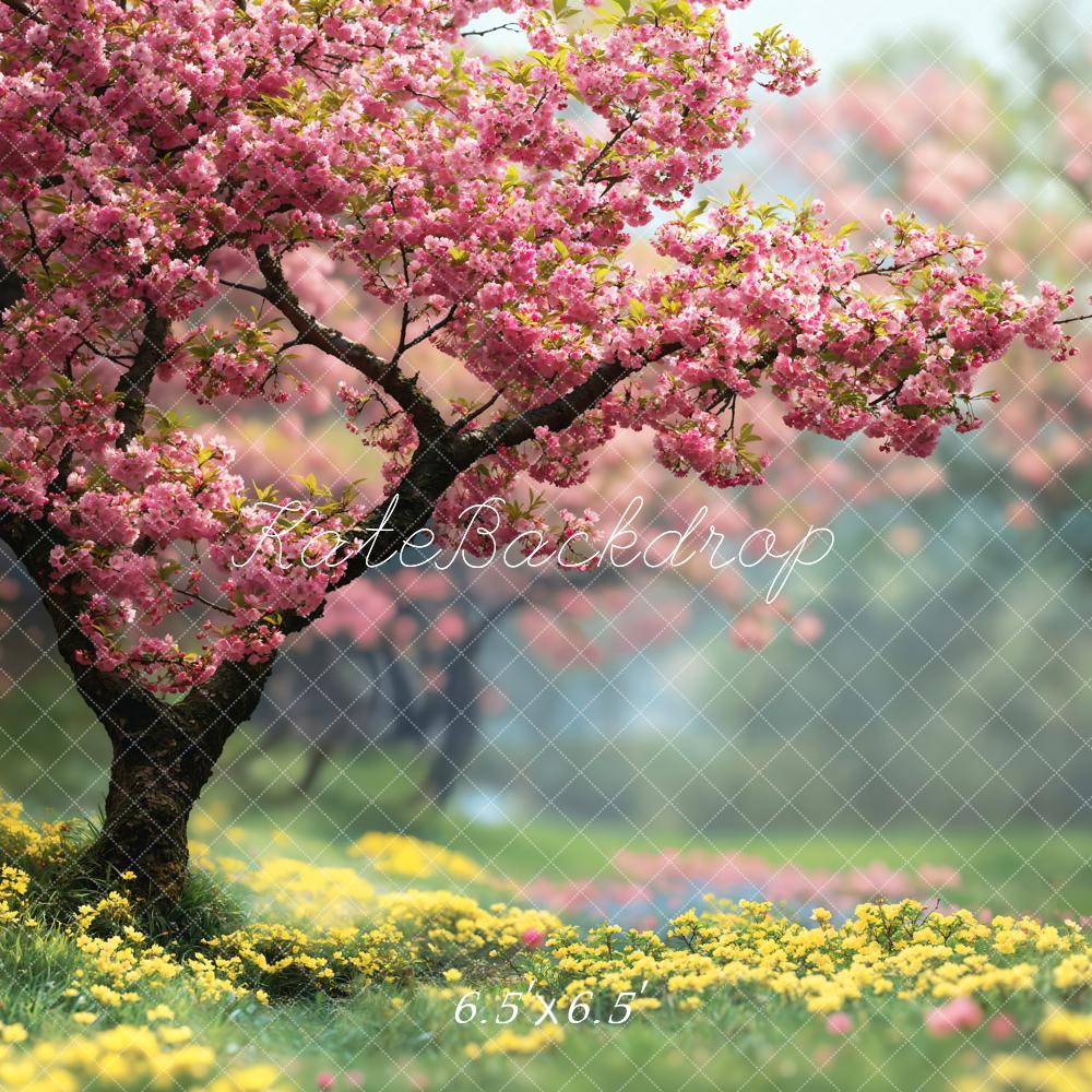 Kate Spring Cherry Blossom Tree Backdrop Designed by Emetselch - Kate Backdrop AU