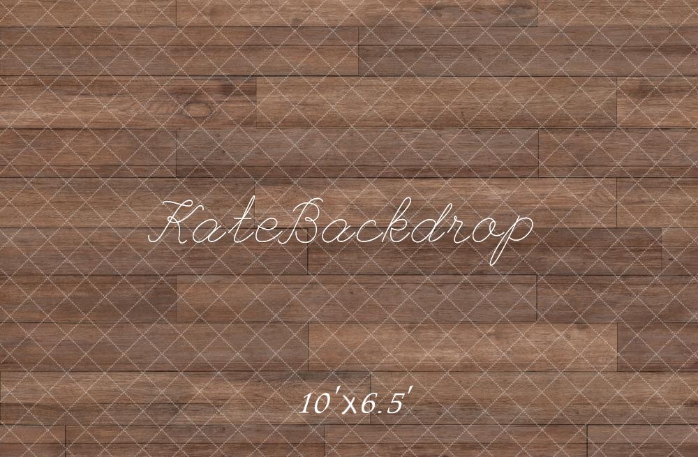 Kate Brown Wooden Floor Backdrop Designed by Kate Image - Kate Backdrop AU