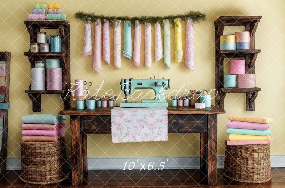 Kate Sewing Room Backdrop Designed by Patty Roberts