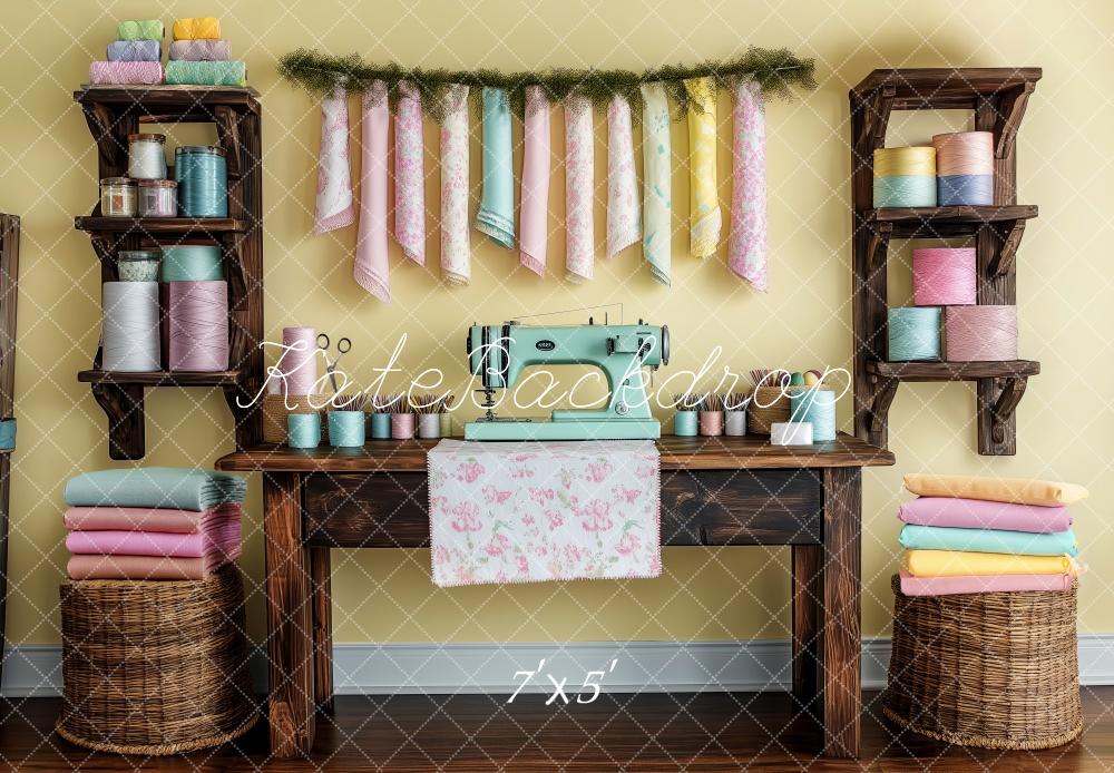 Kate Sewing Room Backdrop Designed by Patty Roberts
