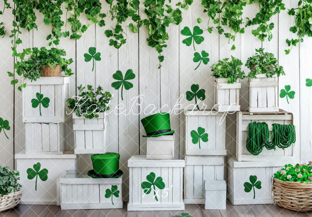 Kate St. Patrick’s Day Clover Wall Backdrop Designed by Patty Roberts
