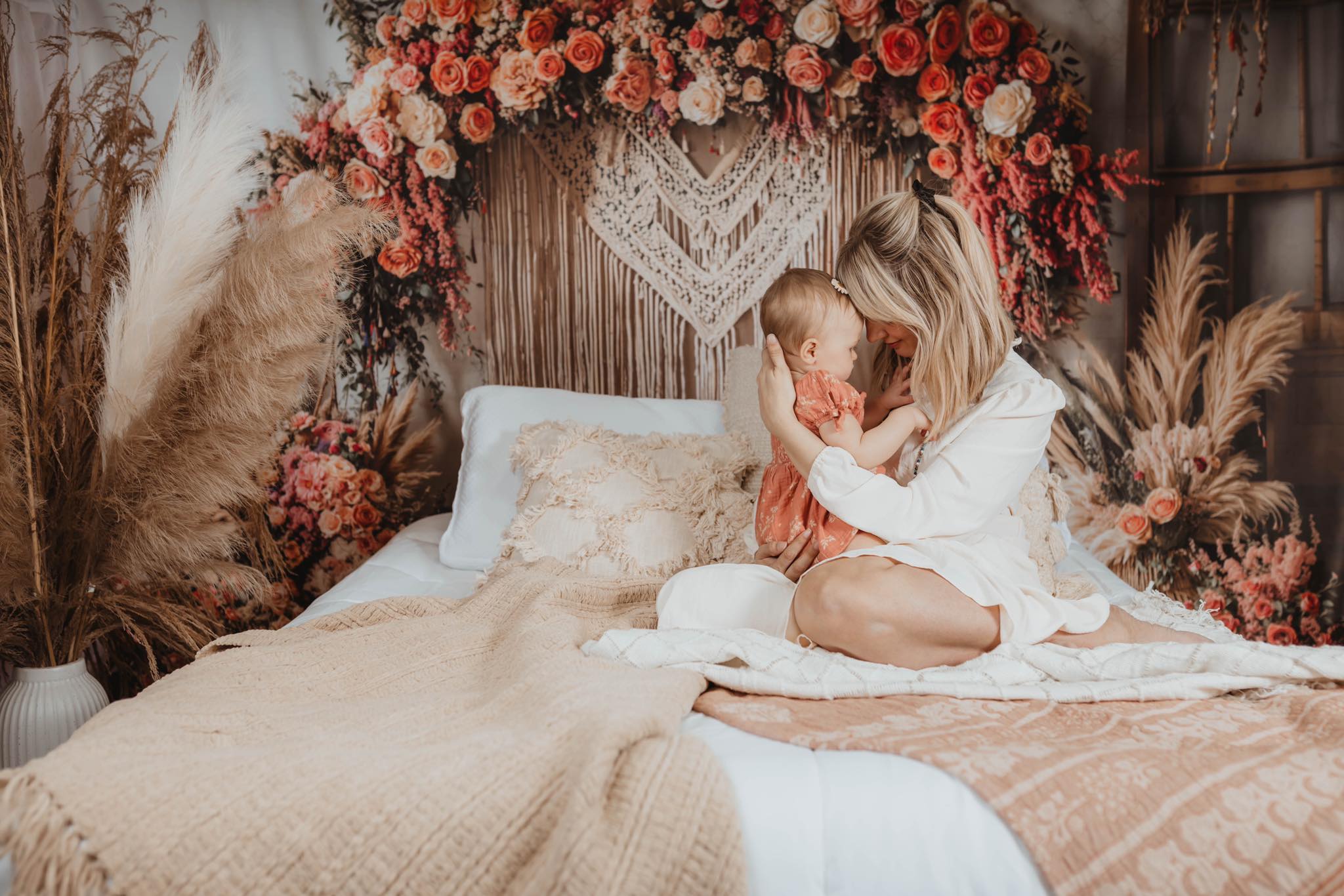 Kate Boho Flower Backdrop Mother's Day Designed by Emetselch
