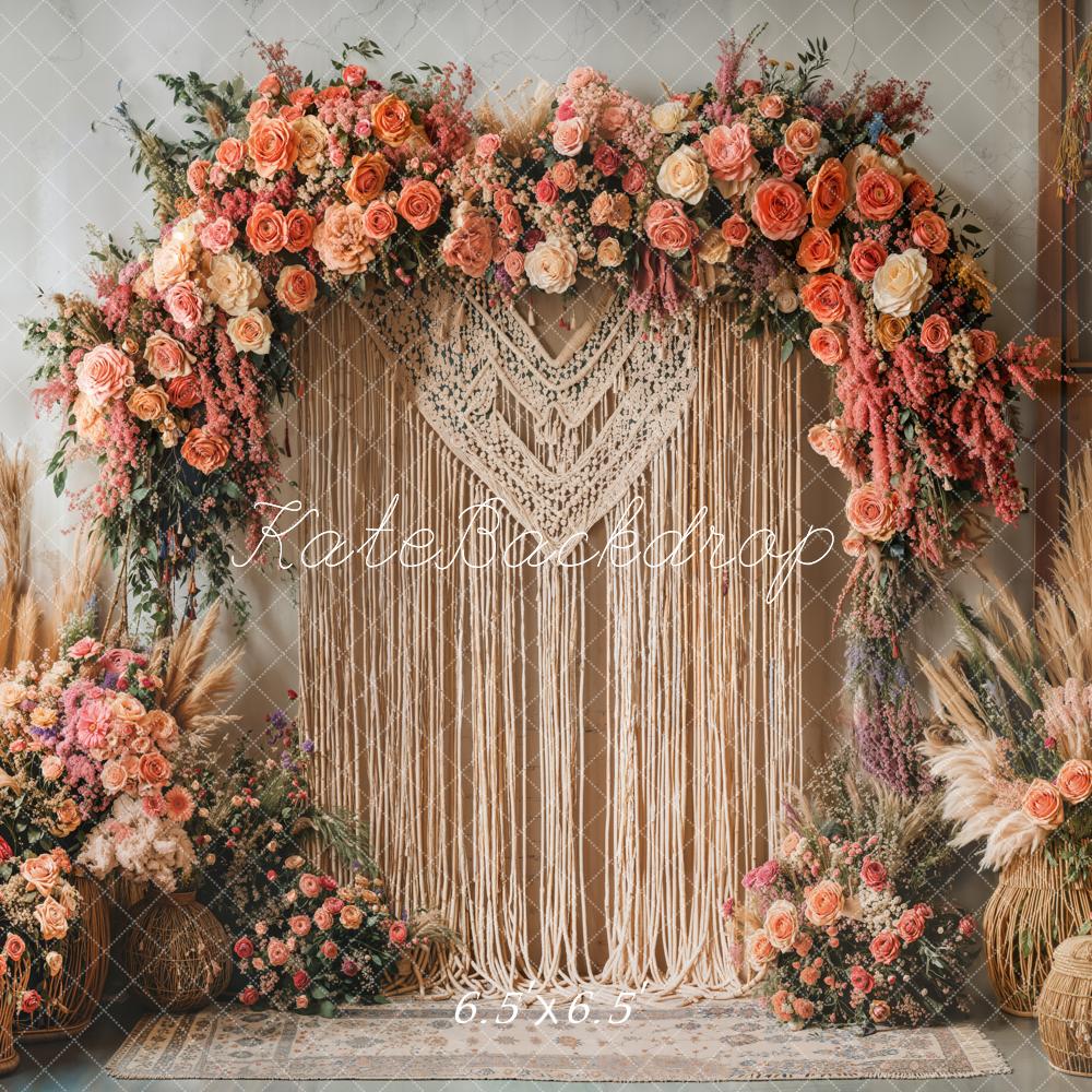 Kate Boho Flower Backdrop Mother's Day Designed by Emetselch