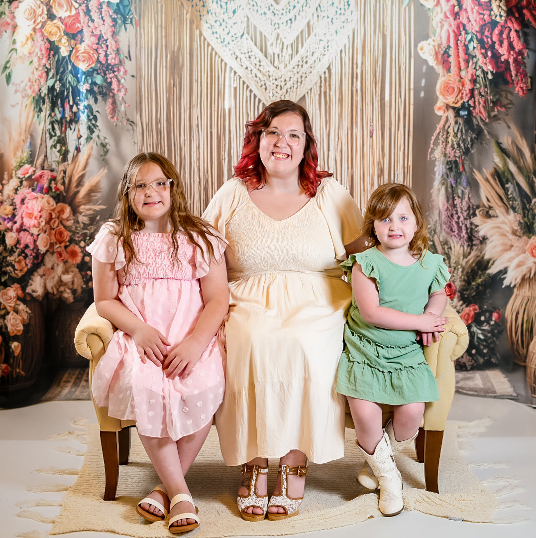 Kate Boho Flower Backdrop Mother's Day Designed by Emetselch