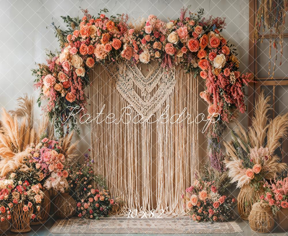Kate Boho Flower Backdrop Mother's Day Designed by Emetselch