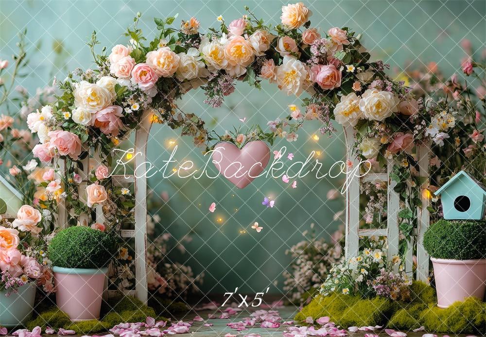 Kate Valentine Fairy Arch Bird House Backdrop Designed by Mini MakeBelieve - Kate Backdrop AU