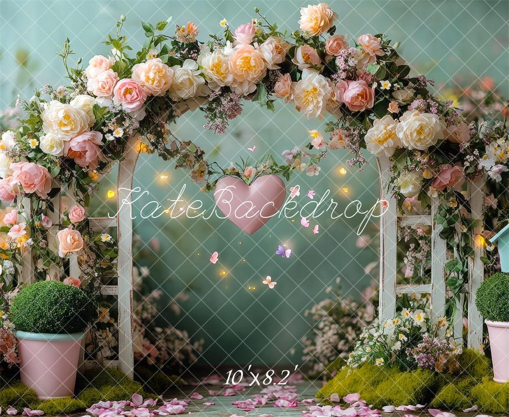 Kate Valentine Fairy Arch Bird House Backdrop Designed by Mini MakeBelieve - Kate Backdrop AU