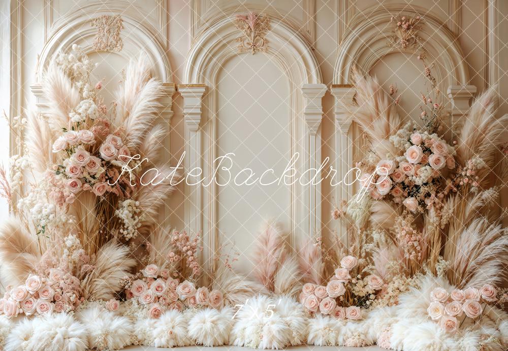 Kate Boho Floral Arch Wedding Retro Backdrop Designed by Emetselch