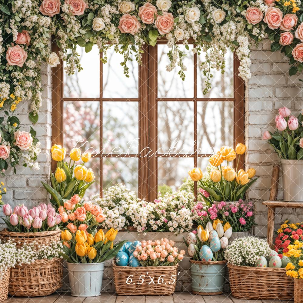 Kate Easter Flower Spring Backdrop Designed by Emetselch