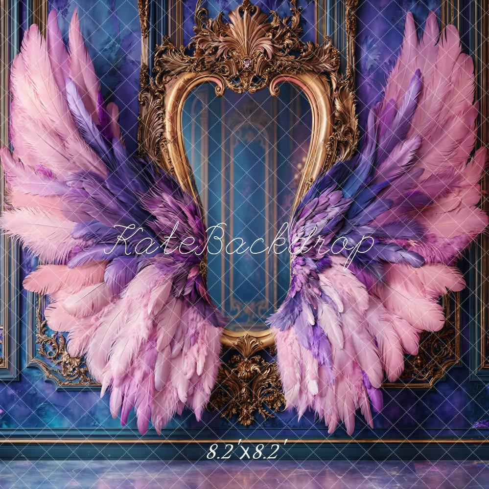 Kate Fantasy Wings Ornate Mirror Backdrop Designed by Emetselch