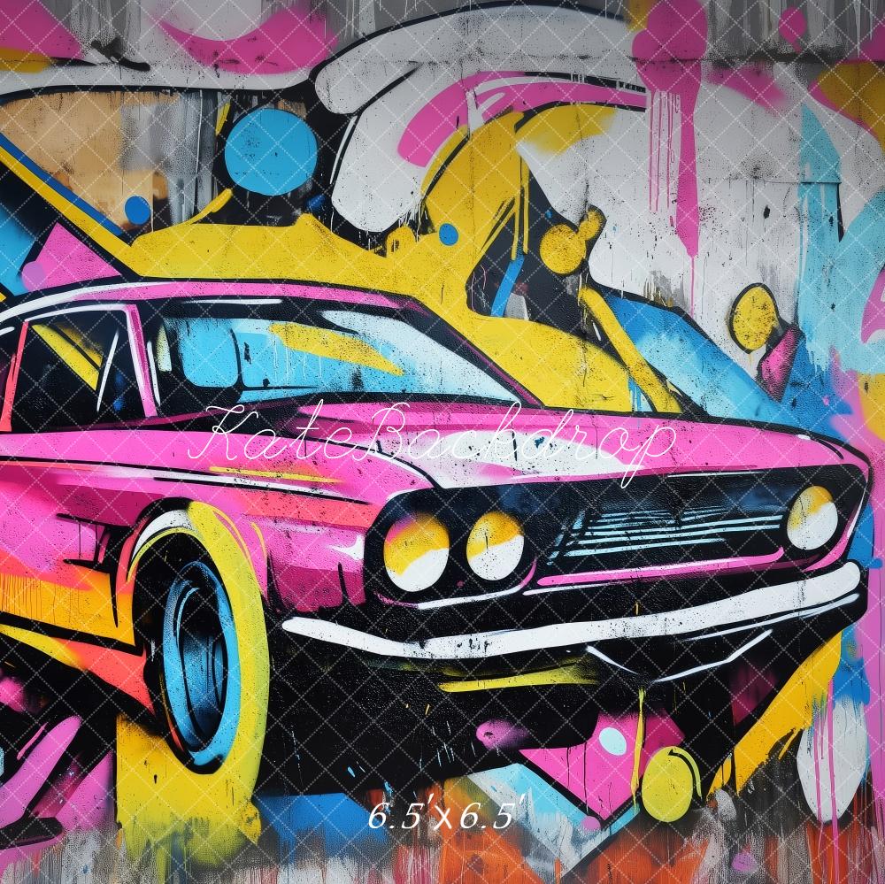 Kate Graffiti Car Backdrop Designed by Patty Roberts
