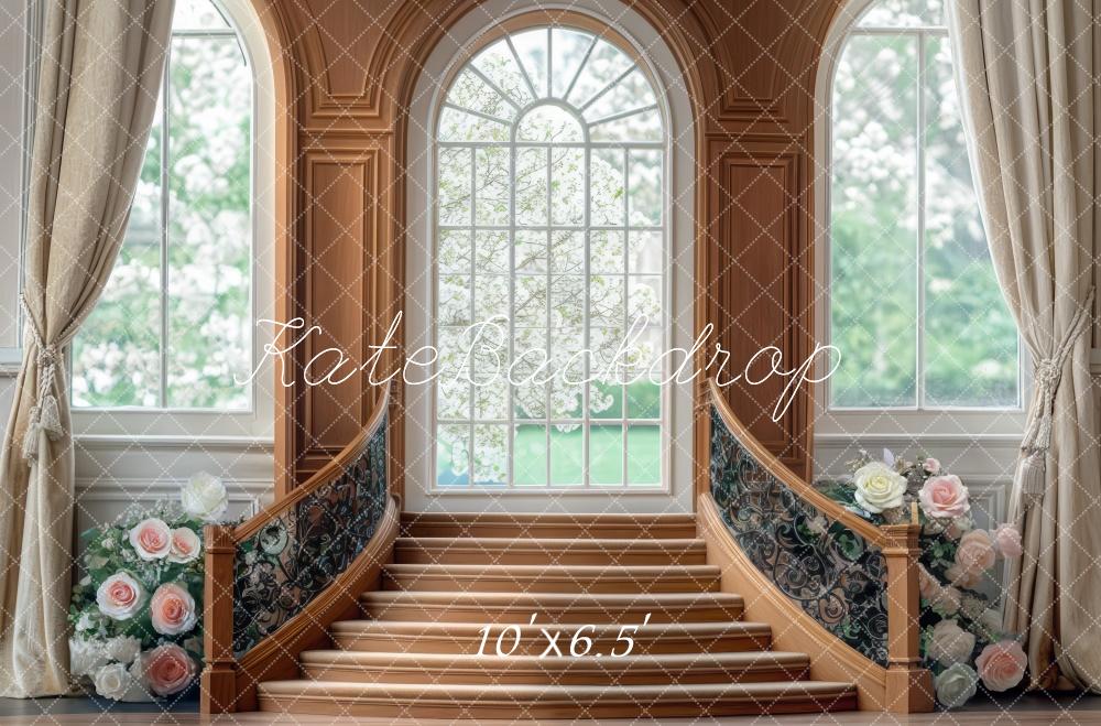 Kate Arch Stairs Backdrop Designed by Mini MakeBelieve