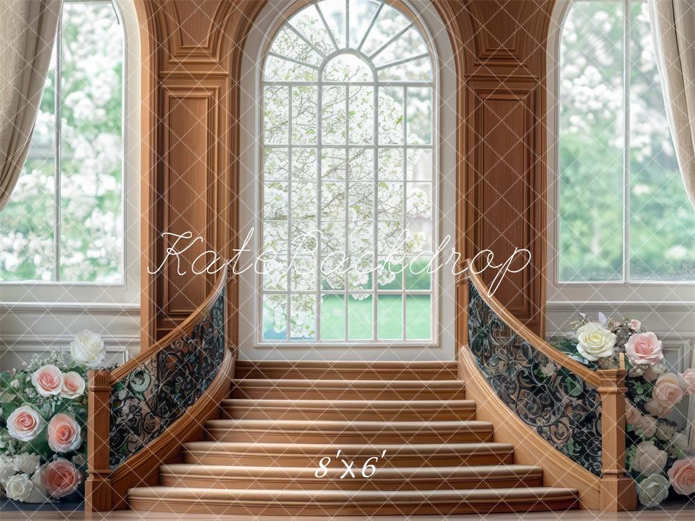 Kate Arch Stairs Backdrop Designed by Mini MakeBelieve