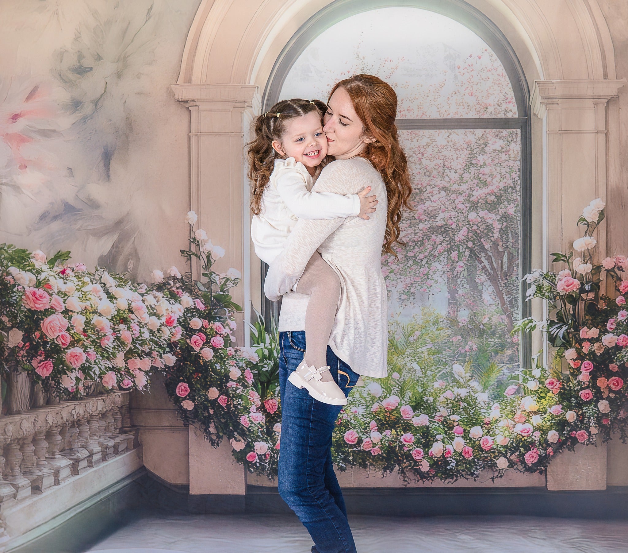 Kate Spring Flower Arch Backdrop Designed by Mini MakeBelieve
