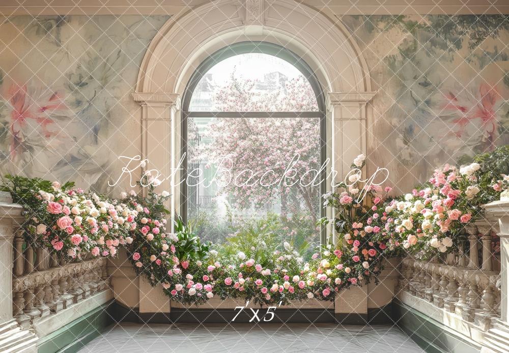 Kate Spring Flower Arch Backdrop Designed by Mini MakeBelieve