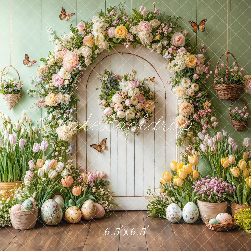 Kate Spring Easter Door Backdrop Designed by Emetselch - Kate Backdrop AU
