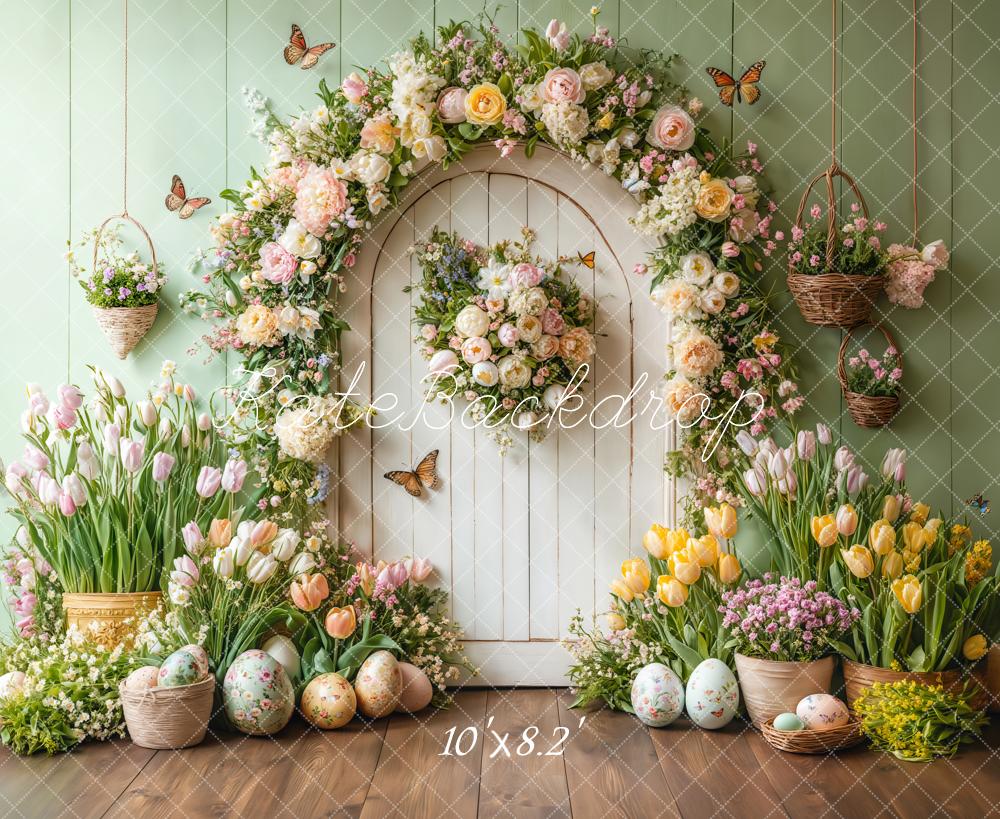 Kate Spring Easter Door Backdrop Designed by Emetselch - Kate Backdrop AU
