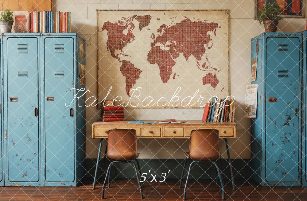 Kate Retro Back to School Backdrop Designed by Emetselch - Kate Backdrop AU