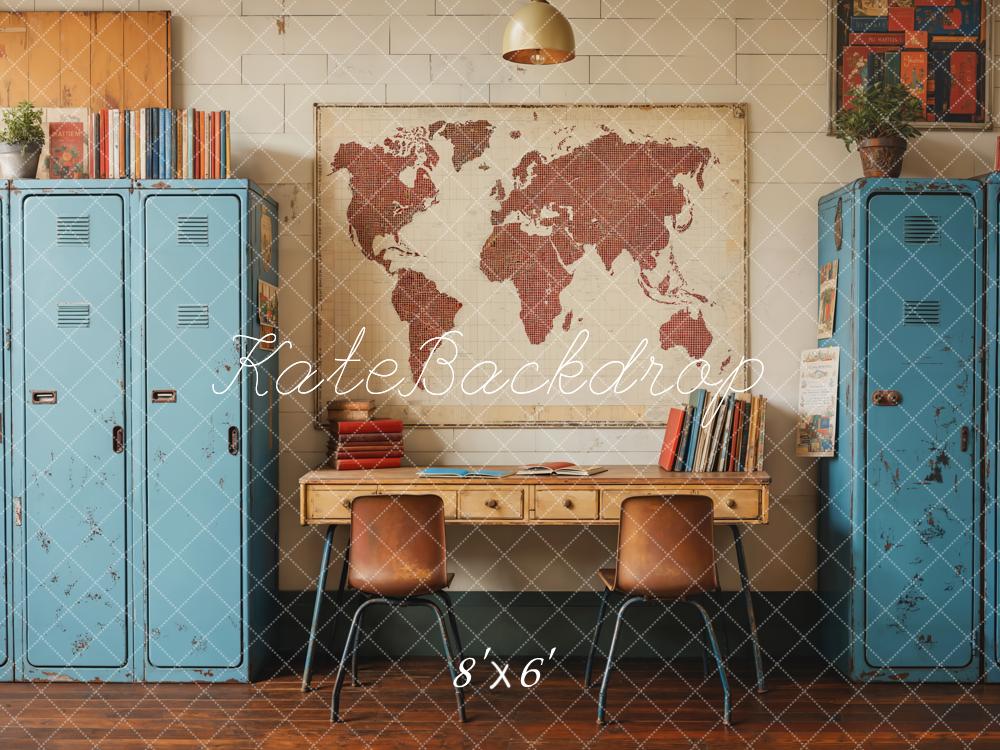 Kate Retro Back to School Backdrop Designed by Emetselch - Kate Backdrop AU