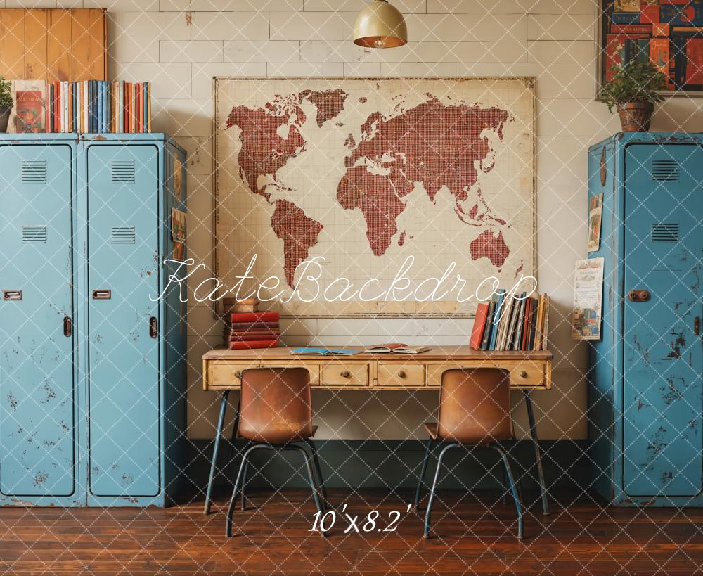 Kate Retro Back to School Backdrop Designed by Emetselch - Kate Backdrop AU