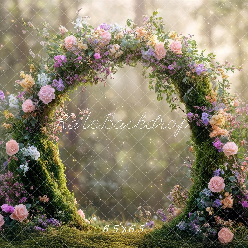 Kate Fantasy Fairy Floral Arch Backdrop Designed by Mini MakeBelieve - Kate Backdrop AU