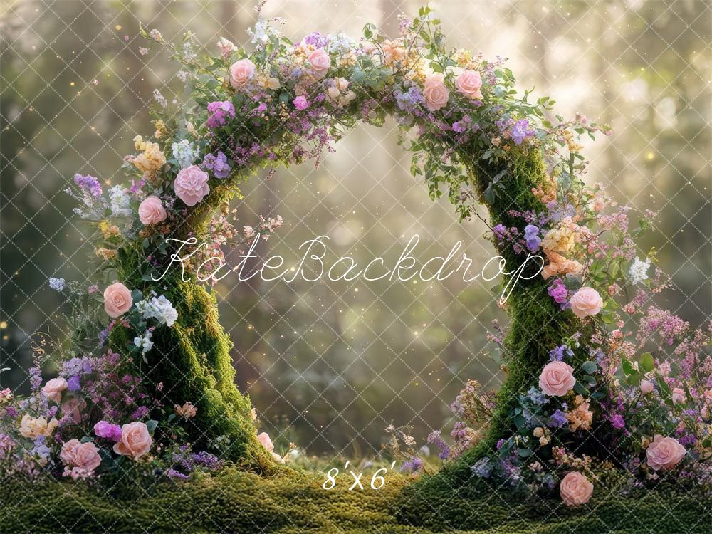 Kate Fantasy Fairy Floral Arch Backdrop Designed by Mini MakeBelieve - Kate Backdrop AU
