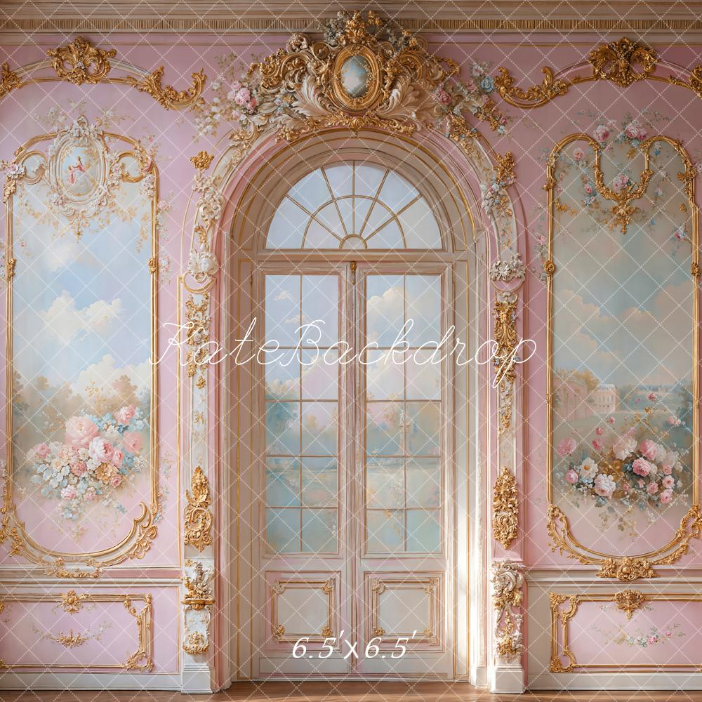 Kate Pink Princess Retro Palatial Backdrop Designed by Emetselch - Kate Backdrop AU
