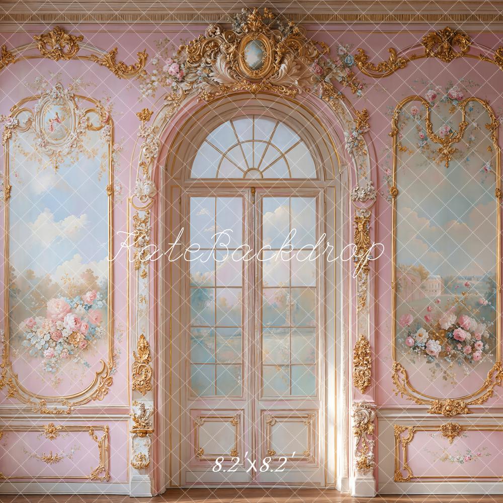 Kate Pink Princess Retro Palatial Backdrop Designed by Emetselch - Kate Backdrop AU