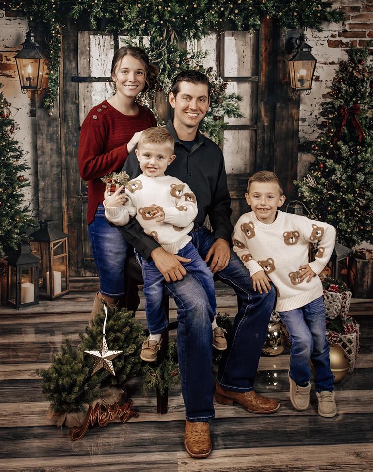 Kate Christmas Wooden Door Backdrop Designed by Emetselch