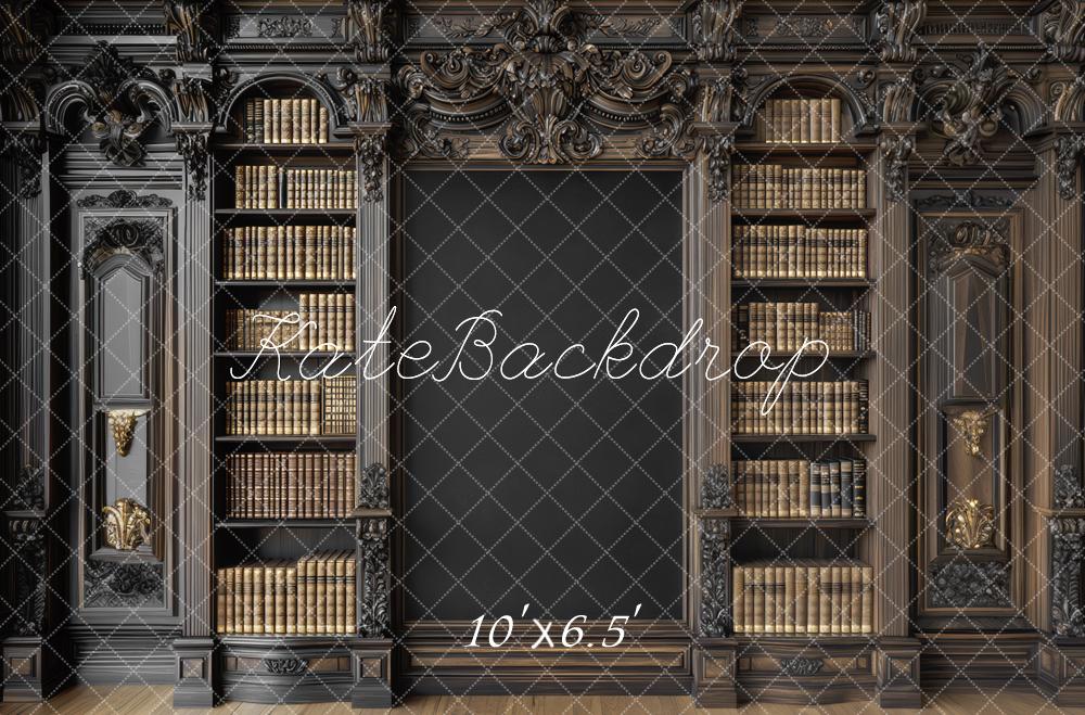 Kate School Chalkboard Bookshelf Backdrop Designed by Mini MakeBelieve - Kate Backdrop AU