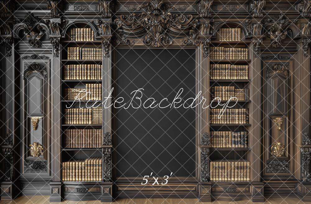Kate School Chalkboard Bookshelf Backdrop Designed by Mini MakeBelieve - Kate Backdrop AU