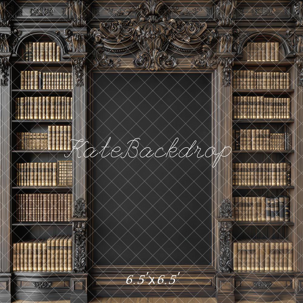 Kate School Chalkboard Bookshelf Backdrop Designed by Mini MakeBelieve - Kate Backdrop AU