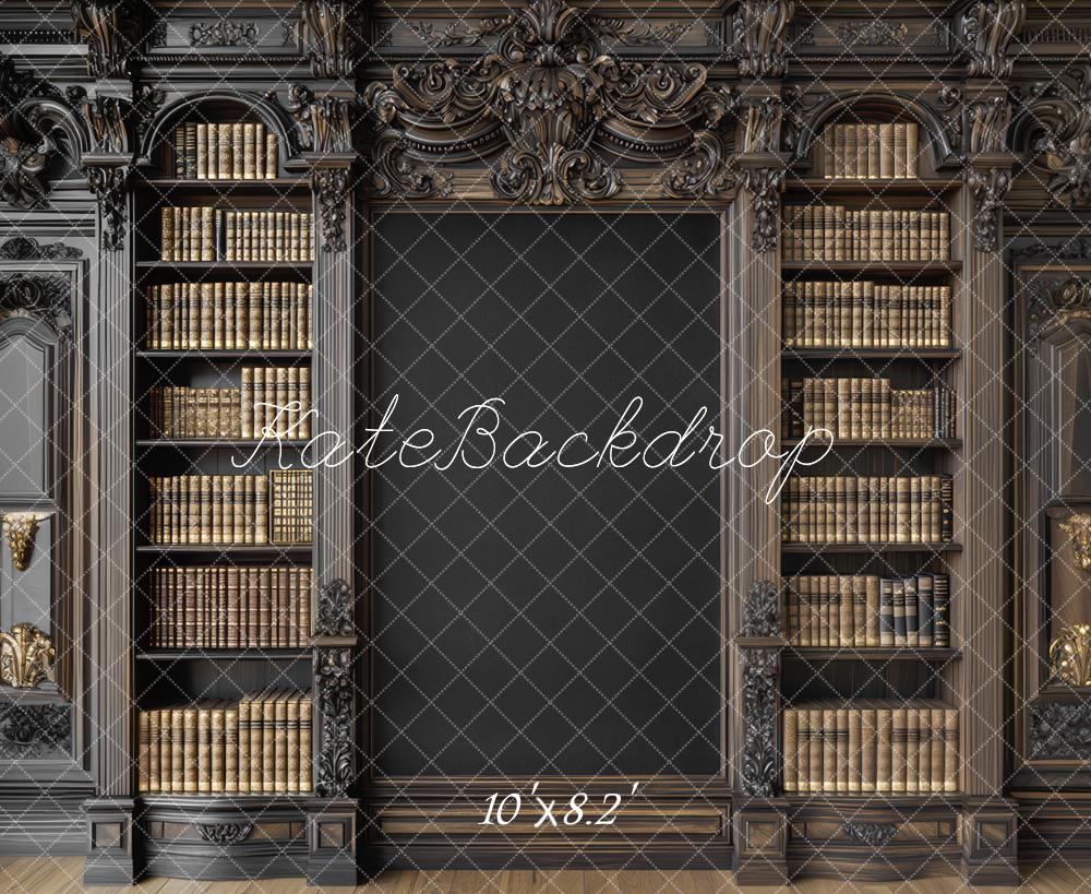 Kate School Chalkboard Bookshelf Backdrop Designed by Mini MakeBelieve - Kate Backdrop AU