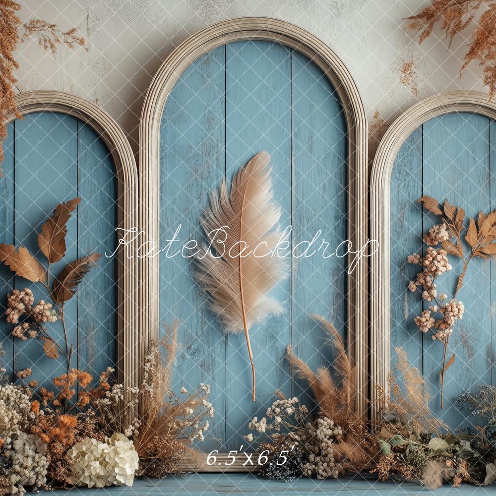 Kate Vintage Blue Arch Backdrop Designed by Patty Roberts - Kate Backdrop AU