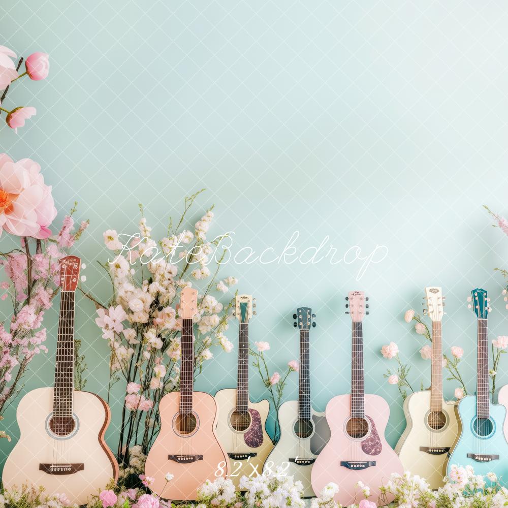 Kate Acoustic Spring Guitar Display Backdrop Designed by Patty Roberts