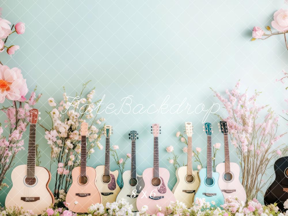 Kate Acoustic Spring Guitar Display Backdrop Designed by Patty Roberts