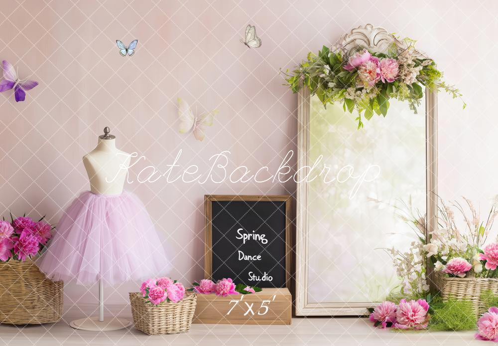 Kate Elegant Spring Ballet Studio Backdrop Designed by Patty Roberts - Kate Backdrop AU