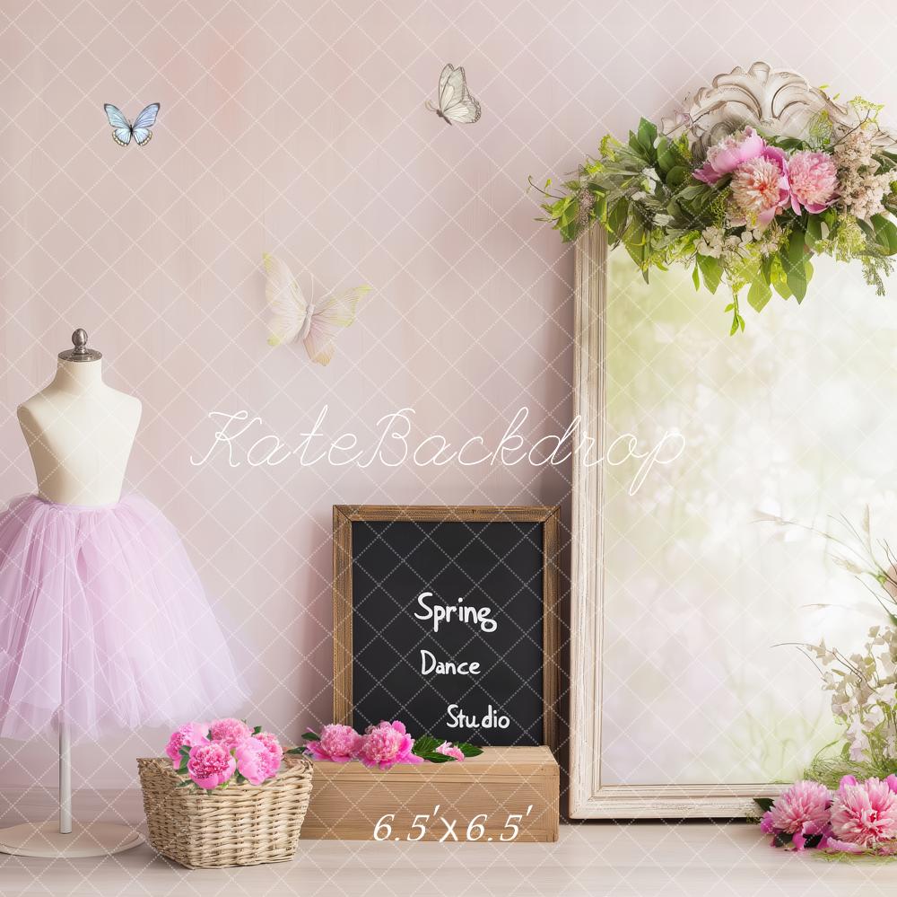 Kate Elegant Spring Ballet Studio Backdrop Designed by Patty Roberts - Kate Backdrop AU